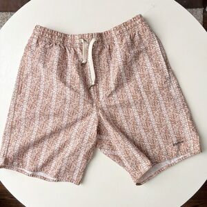 Rhythm Men’s 8” Paisley Swim Trunks Size 33 Unlined